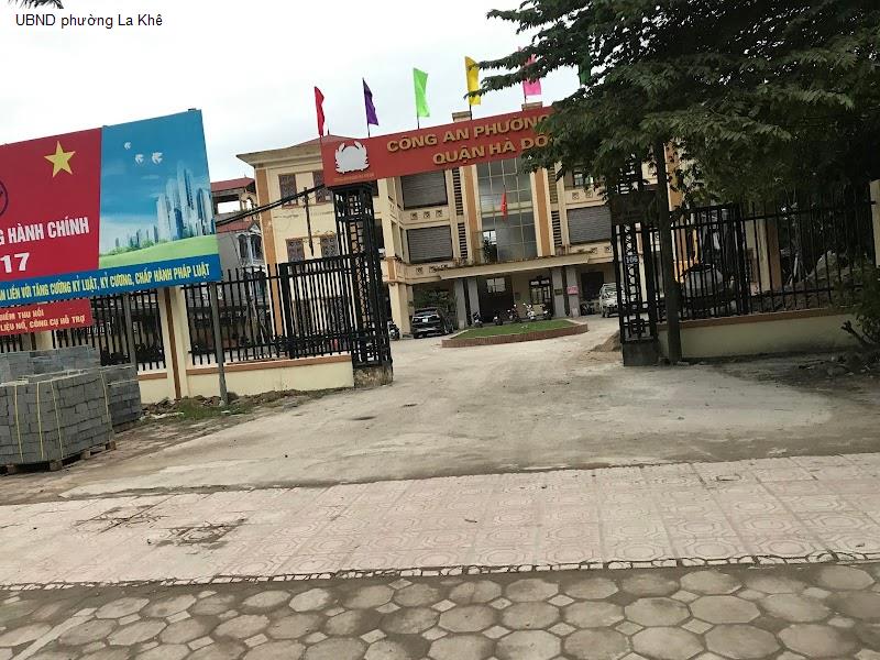 UBND phường La Khê