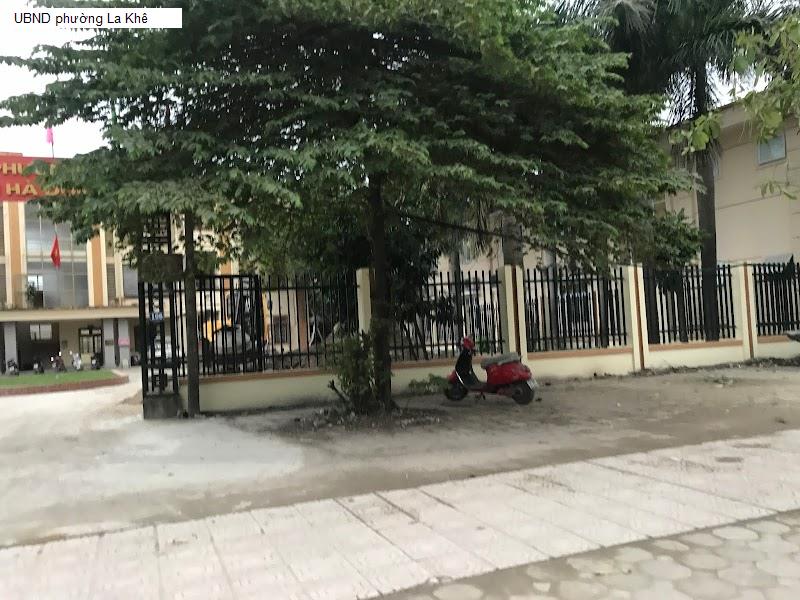 UBND phường La Khê