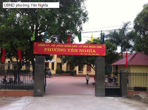 UBND phường Yên Nghĩa