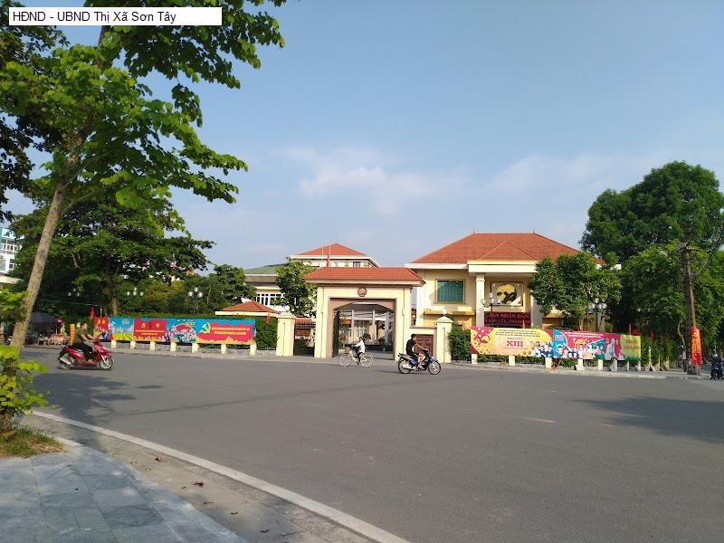 HĐND - UBND Thị Xã Sơn Tây