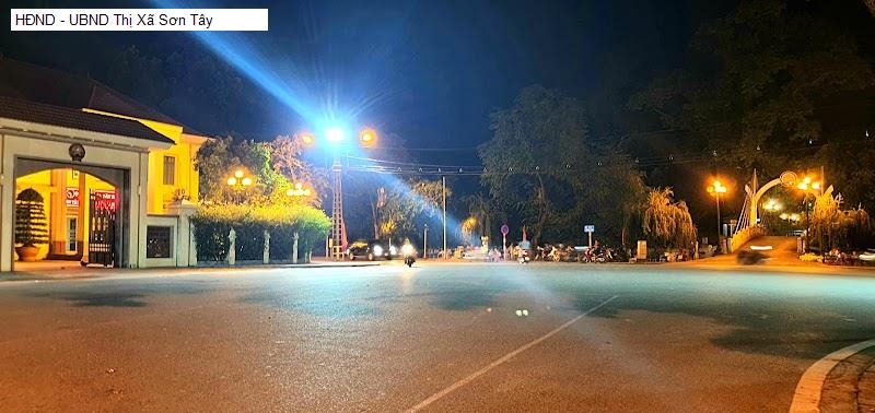 HĐND - UBND Thị Xã Sơn Tây
