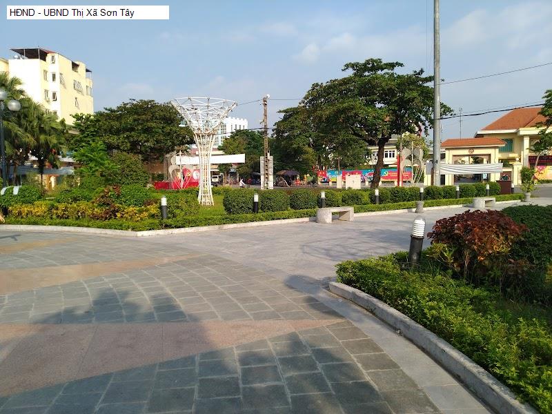 HĐND - UBND Thị Xã Sơn Tây