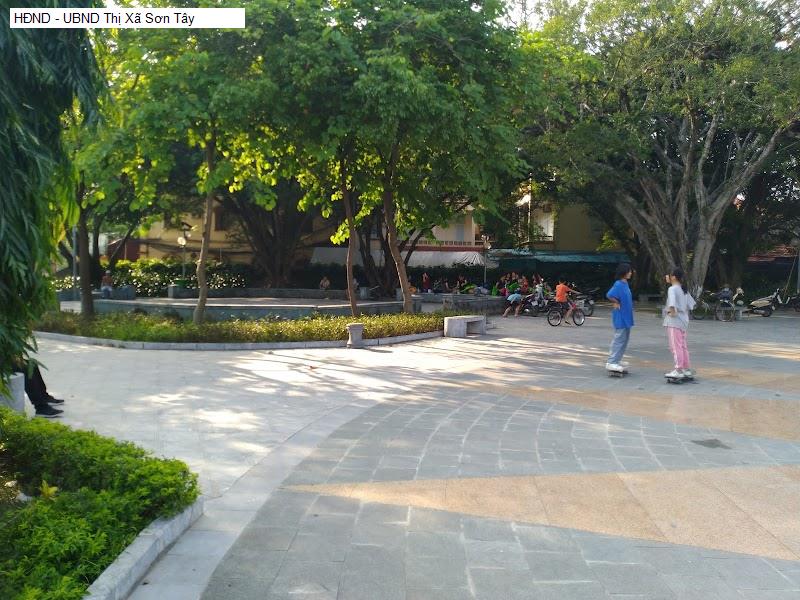HĐND - UBND Thị Xã Sơn Tây