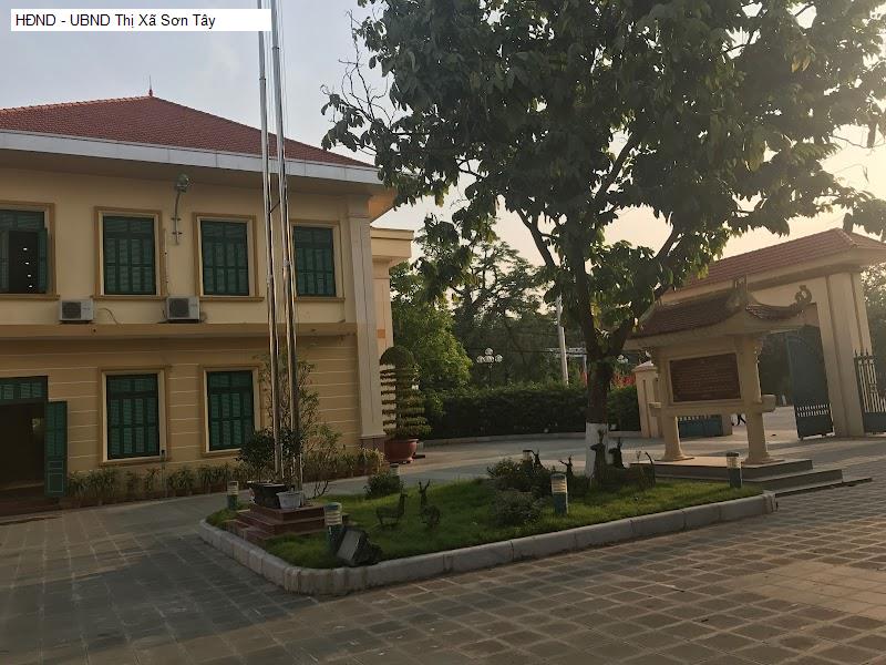 HĐND - UBND Thị Xã Sơn Tây