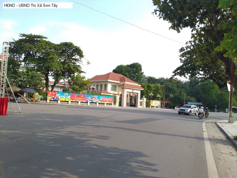 HĐND - UBND Thị Xã Sơn Tây