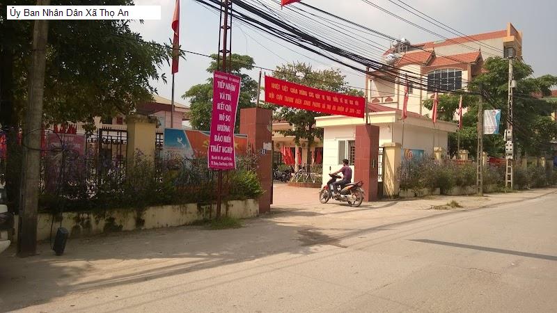 Ủy Ban Nhân Dân Xã Thọ An