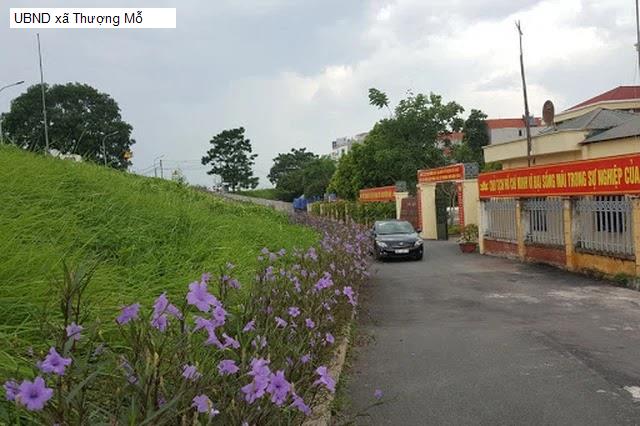 UBND xã Thượng Mỗ