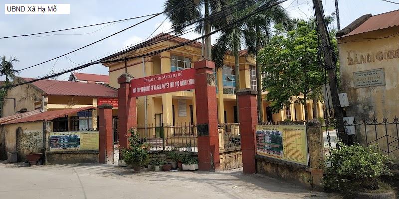 UBND Xã Hạ Mỗ