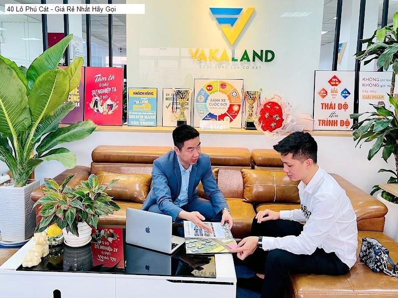 40 Lô Phú Cát - Giá Rẻ Nhất Hãy Gọi