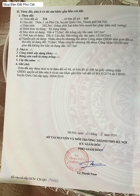 Mua Bán Đất Phú Cát