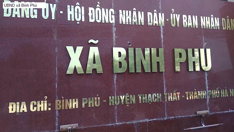 UBND xã Bình Phú