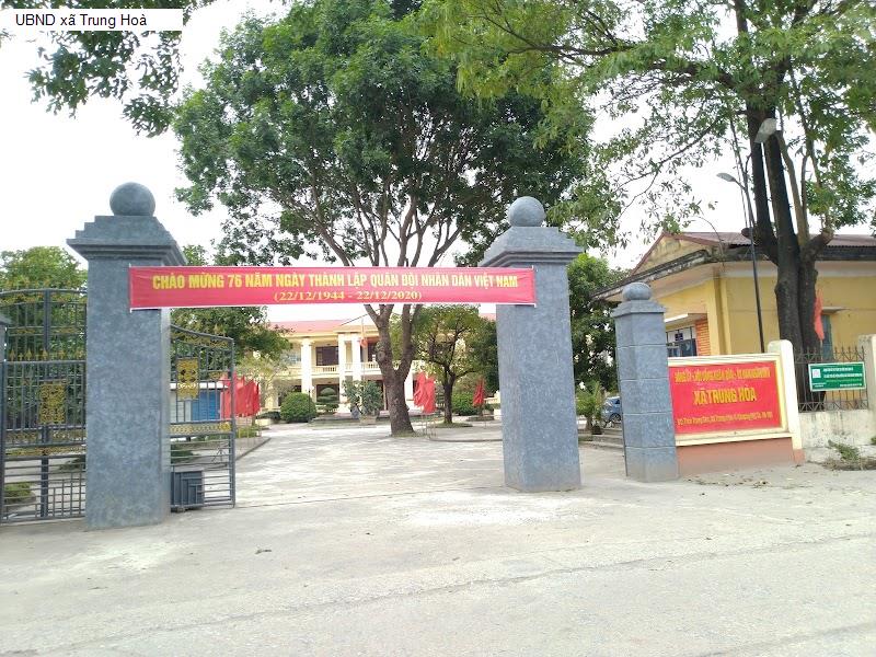 UBND xã Trung Hoà