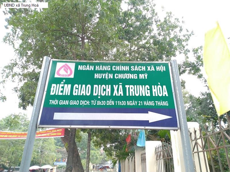 UBND xã Trung Hoà