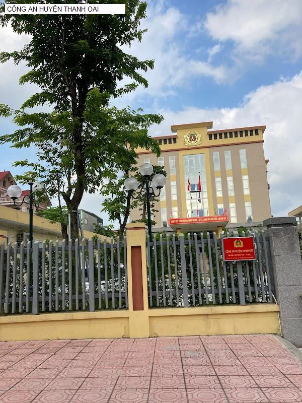 CÔNG AN HUYỆN THANH OAI