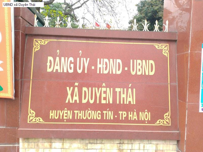 UBND xã Duyên Thái