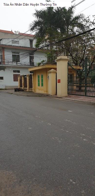 Tòa Án Nhân Dân Huyện Thường Tín