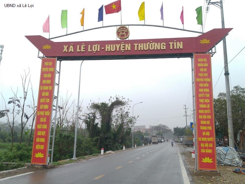UBND xã Lê Lợi