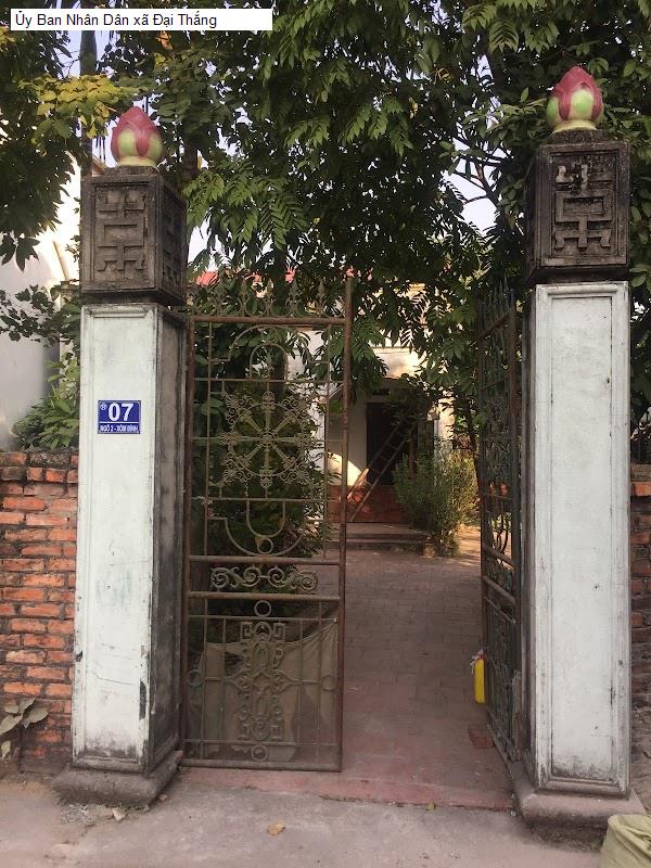 Ủy Ban Nhân Dân xã Đại Thắng