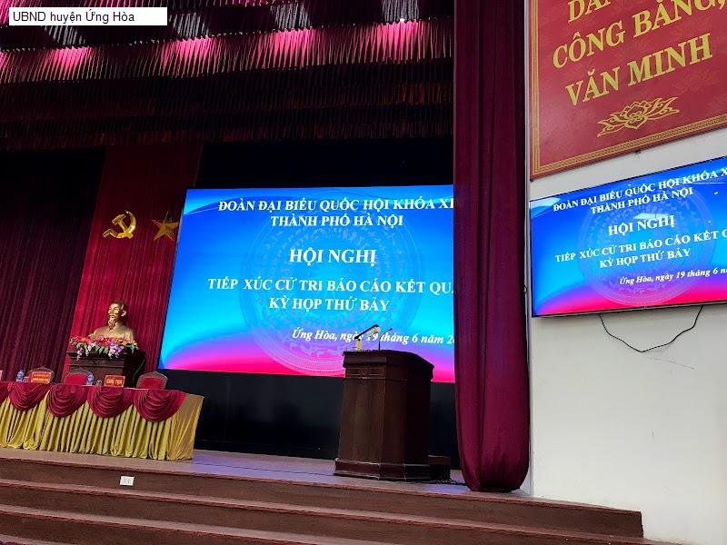 UBND huyện Ứng Hòa