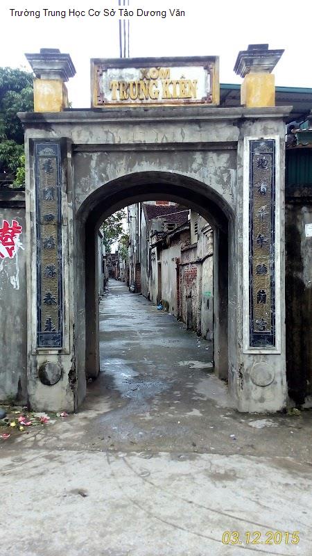 Trường Trung Học Cơ Sở Tảo Dương Văn