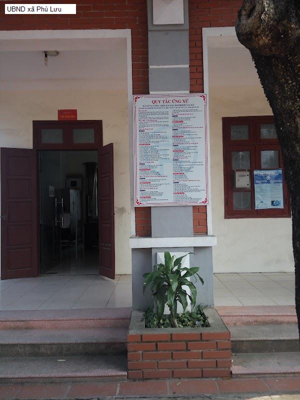 UBND xã Phù Lưu