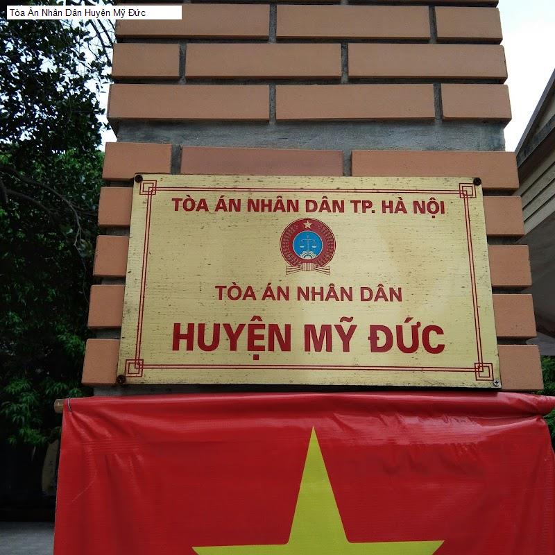 Tòa Án Nhân Dân Huyện Mỹ Đức