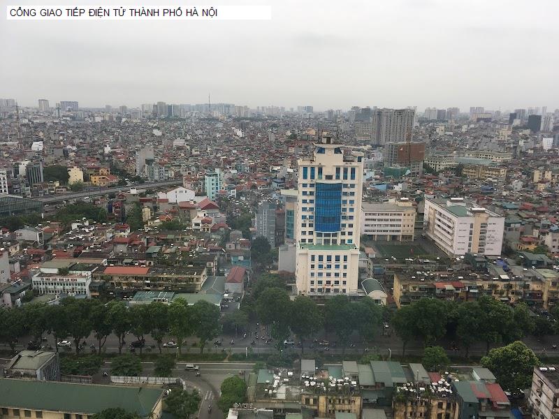 CỔNG GIAO TIẾP ĐIỆN TỬ THÀNH PHỐ HÀ NỘI