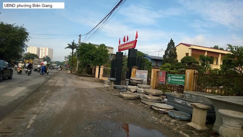 UBND phường Biên Giang