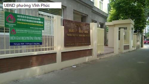 UBND phường Vĩnh Phúc