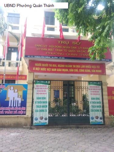 UBND Phường Quán Thánh