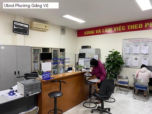 Ubnd Phường Giảng Võ