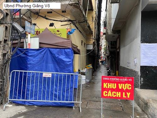Ubnd Phường Giảng Võ