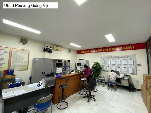 Ubnd Phường Giảng Võ