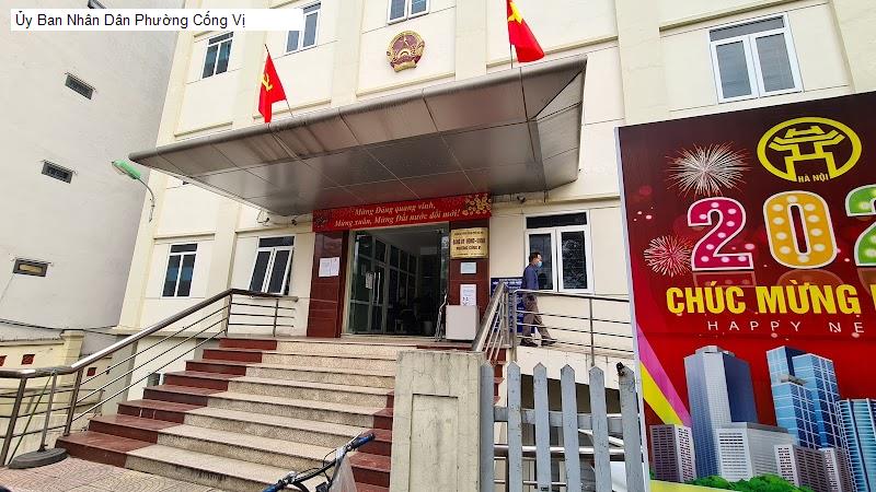 Ủy Ban Nhân Dân Phường Cống Vị
